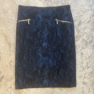 Michael Kors blue Pencil Skirt